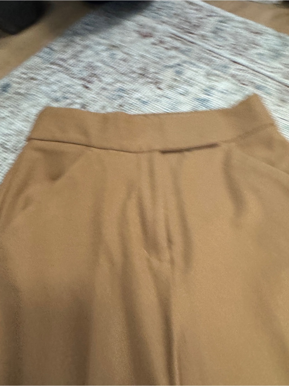 Express Women’s Flare Leg Pants in Camel - Picture 5 of 10